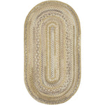 Bayview Neutral Braided Rug Oval image