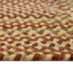 Homecoming Wheatfield Braided Rug Concentric Cross Section image
