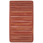Homecoming Rosewood Red Braided Rug Cross-Sewn image
