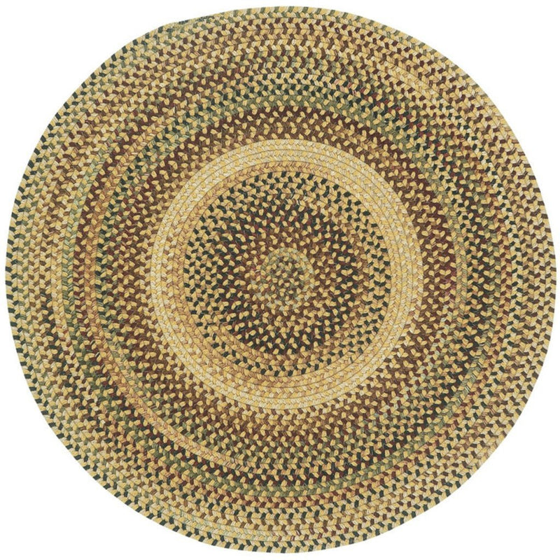 Gramercy Gold Braided Rug Round image