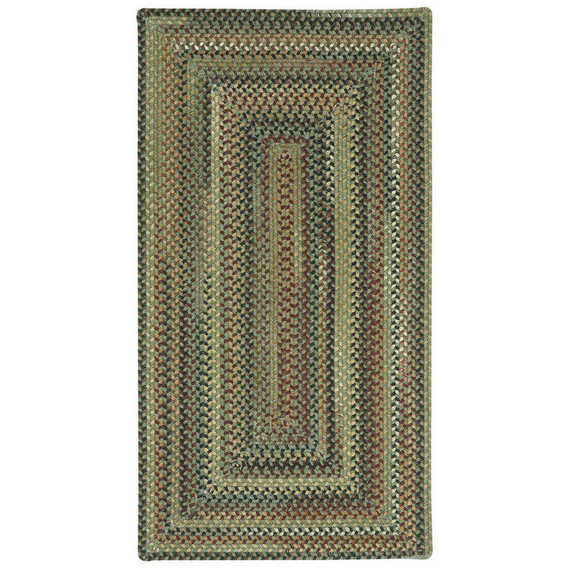 Gramercy Sage Braided Rug Concentric image