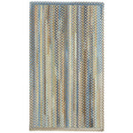 American Legacy Natural Blue Braided Rug Rectangle image
