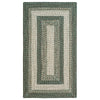 Sturbridge Balsam Green Braided Rug Concentric image