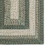 Sturbridge Balsam Green Braided Rug Concentric Corner image