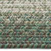 Sturbridge Balsam Green Braided Rug Concentric Cross Section image