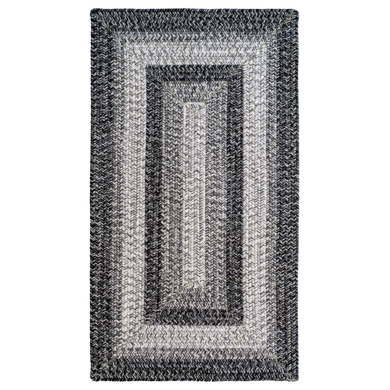 Sturbridge Coventry Gray Braided Rug Concentric image