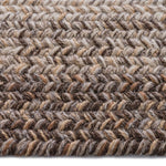 Sturbridge Berkshire Brown Braided Rug Concentric Cross Section image