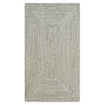 Stockton Light Green Braided Rug Concentric image