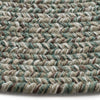 Stockton Medium Green Braided Rug Round Cross Section image