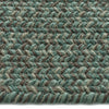 Stockton Dark Green Braided Rug Concentric Cross Section image