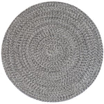 Stockton Medium Gray Braided Rug Round image