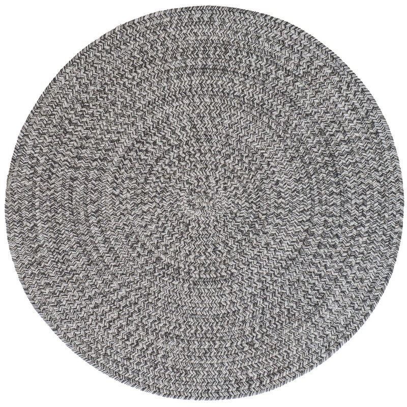 Stockton Medium Gray Braided Rug Round image