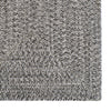 Stockton Medium Gray Braided Rug Concentric Corner image
