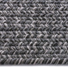 Stockton Dark Gray Braided Rug Concentric Cross Section image