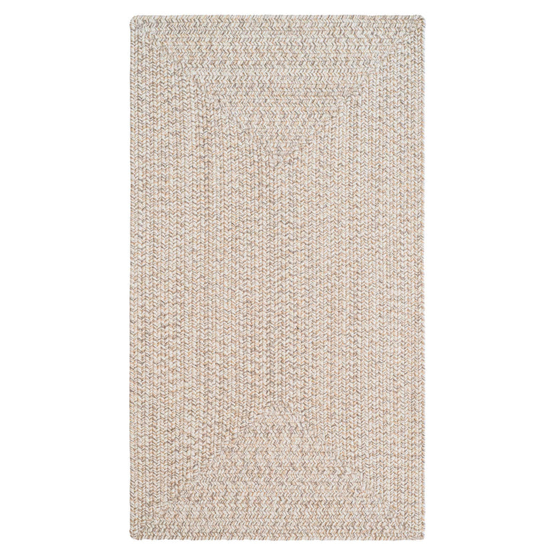 Stockton Light Brown Braided Rug Concentric image