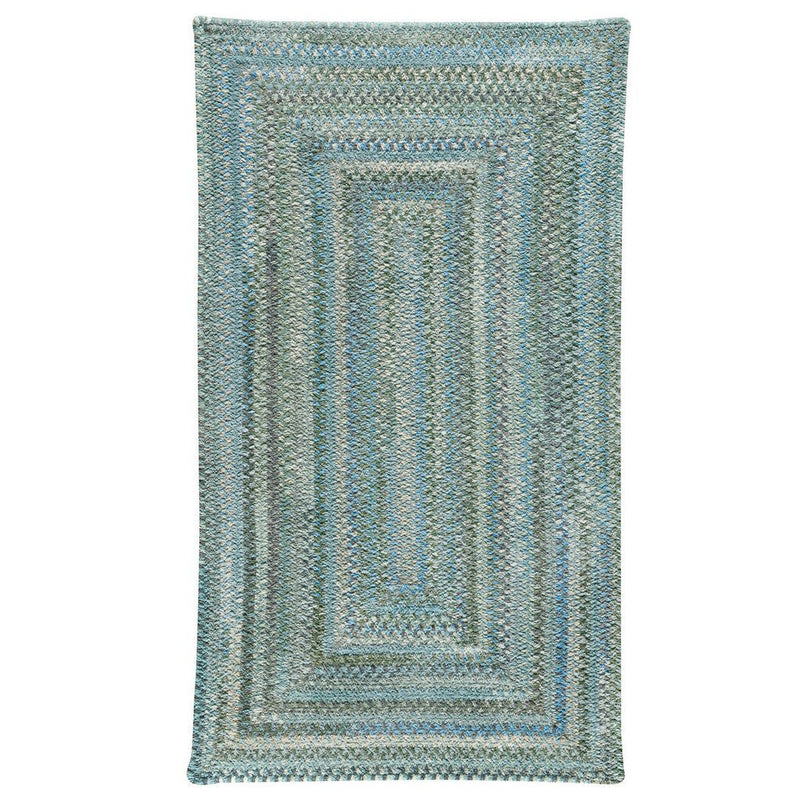 Synergy Misty Sage Braided Rug Concentric image