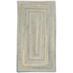 Synergy Blue Opal Braided Rug Concentric image