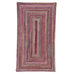 Synergy Rosewood Braided Rug Concentric image