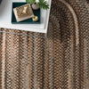 New Homestead Stone Braided Rug Oval Roomshot image