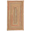 Americana Lt. Gold Braided Rug Concentric image