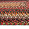 Americana Mocha Braided Rug Concentric Cross Section image
