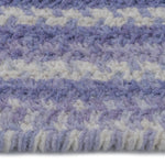 Bambini Periwinkle Braided Rug Concentric Cross Section image