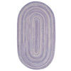 Bambini Periwinkle Braided Rug Oval image