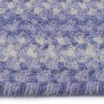 Bambini Periwinkle Braided Rug Oval Cross Section image
