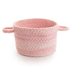 Bambini Pretty In Pink Braided Rug Basket image
