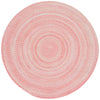 Bambini Pretty In Pink Braided Rug Round image