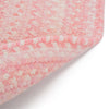 Bambini Pretty In Pink Braided Rug Oval Back image