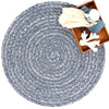Down East Cape Shoals Braided Rug Round Roomshot image