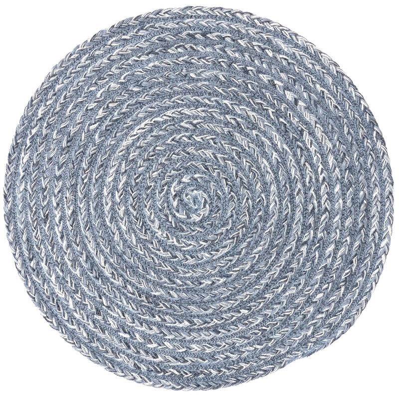 Down East Cape Shoals Braided Rug Round image