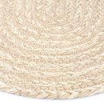 Down East Sand Dollar Braided Rug Oval Cross Section image
