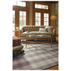 Nottingham Grey Flat Woven Rug Rectangle Roomshot image