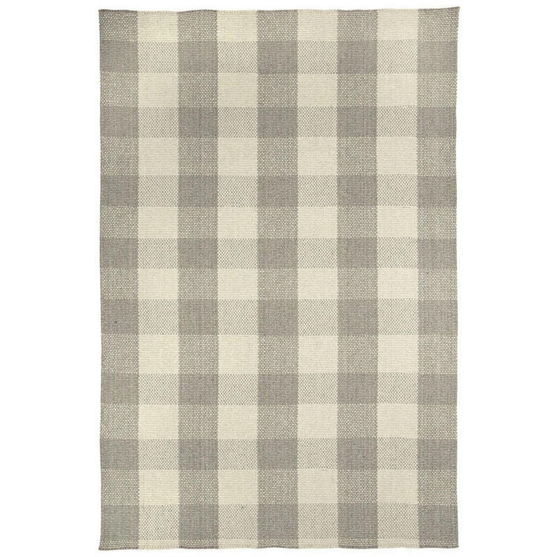Nottingham Grey Flat Woven Rug Rectangle image