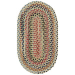 Plymouth Light Gold Braided Rug Oval image