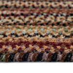 Cambridge Wineberry Braided Rug Oval Cross Section image
