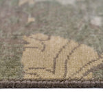 Astbury Grey Multi Hand Knotted Rug Rectangle Cross Section image