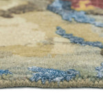 Tasanee Amber Multi Hand Knotted Rug Rectangle Cross Section image