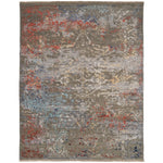 Carrara Charcoal Multi Hand Knotted Rug Rectangle image