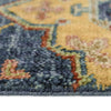Charise-Kazak Blue Multi Hand Knotted Rug Rectangle Cross Section image