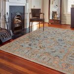 Braymore-Wilona Ice Blue Hand Knotted Rug Rectangle Roomshot image