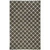 Fence Charcoal Hand Knotted Rug Rectangle image