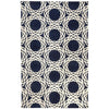 Oxford Navy Hand Knotted Rug Rectangle image