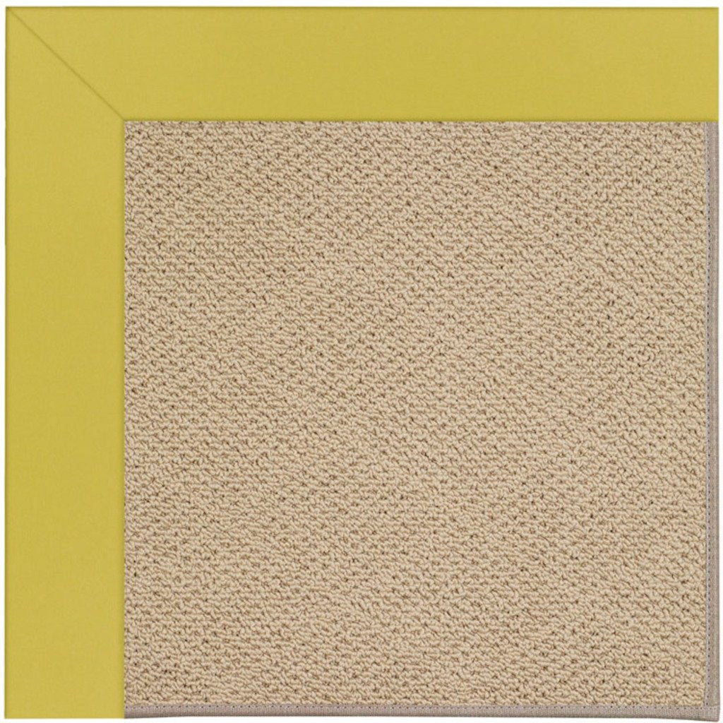 Creative Concepts-Cane Wicker Canvas Lemon Grass Machine Tufted Rug Runner image