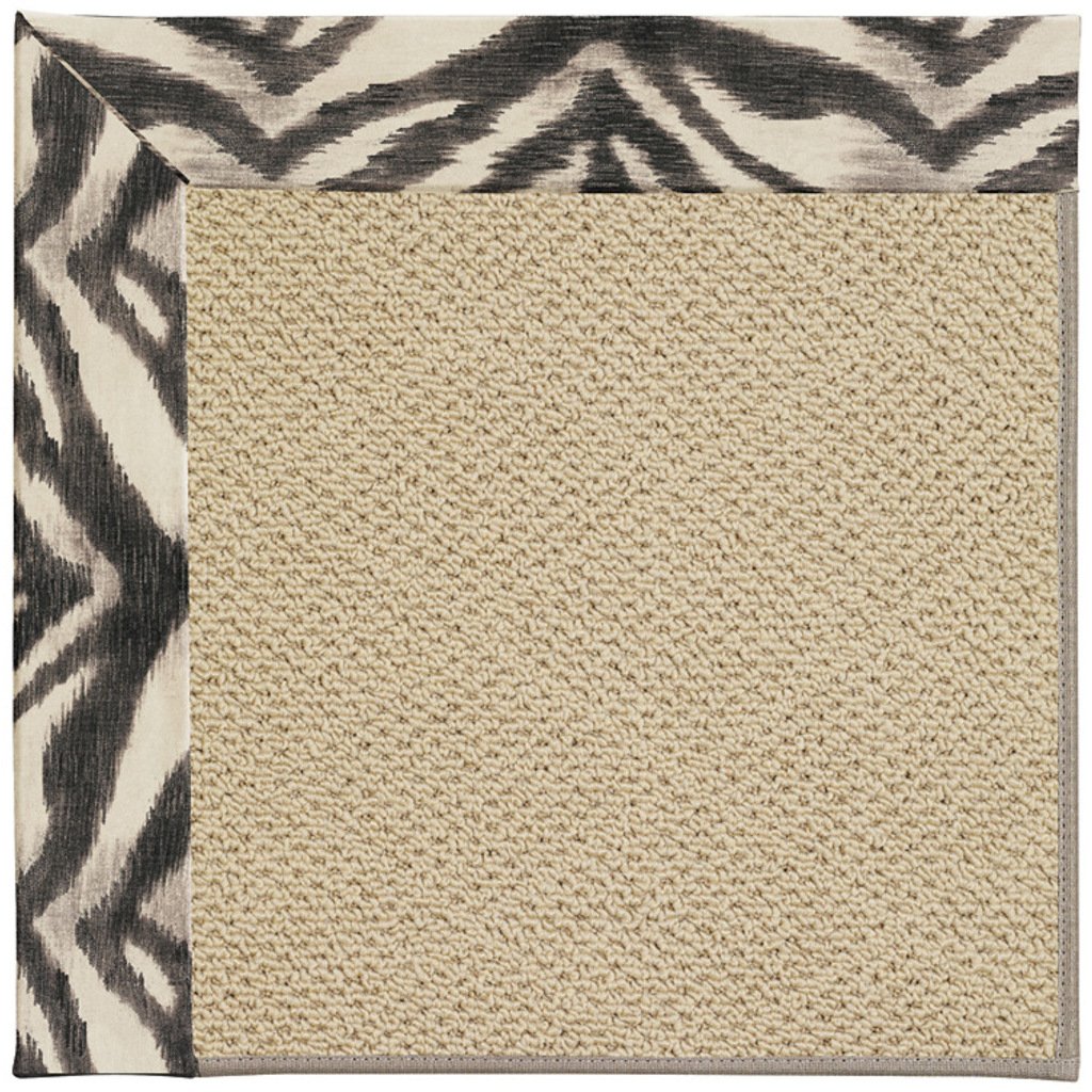 Creative Concepts-Cane Wicker Tigress Zinc Machine Tufted Rug Rectangle image