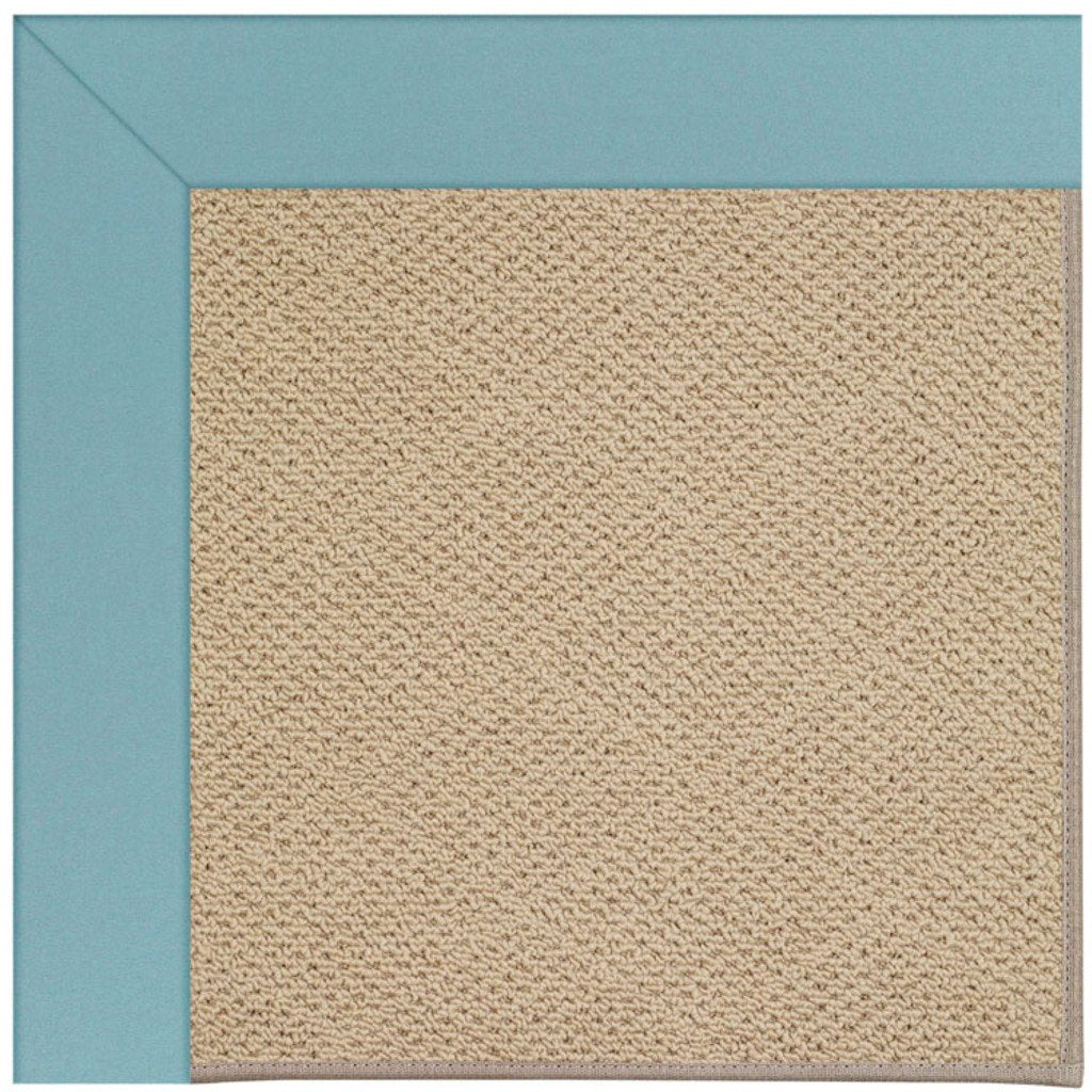 Creative Concepts-Cane Wicker Canvas Mineral Blue Machine Tufted Rug Runner image