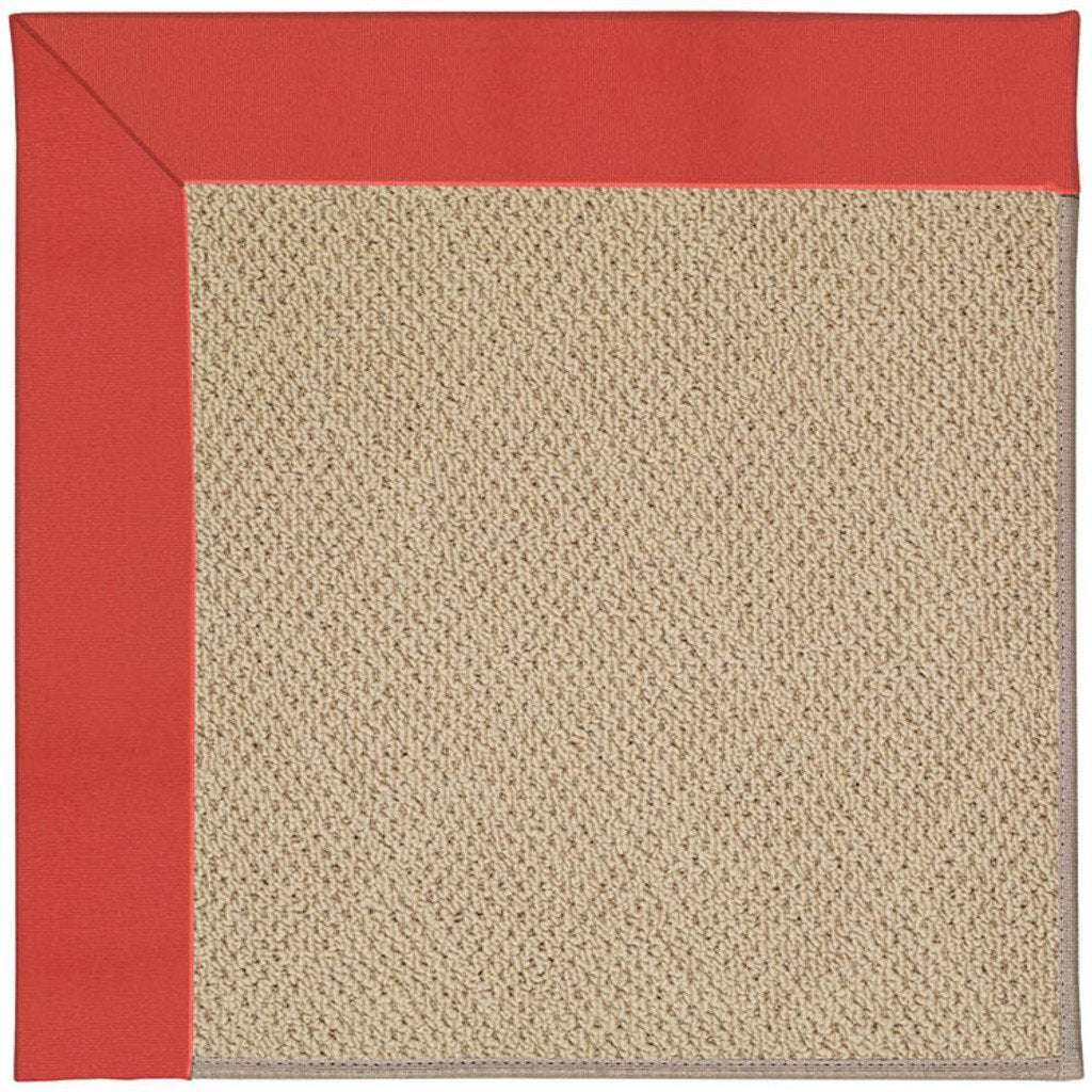 Creative Concepts-Cane Wicker Canvas Paprika Machine Tufted Rug Runner image