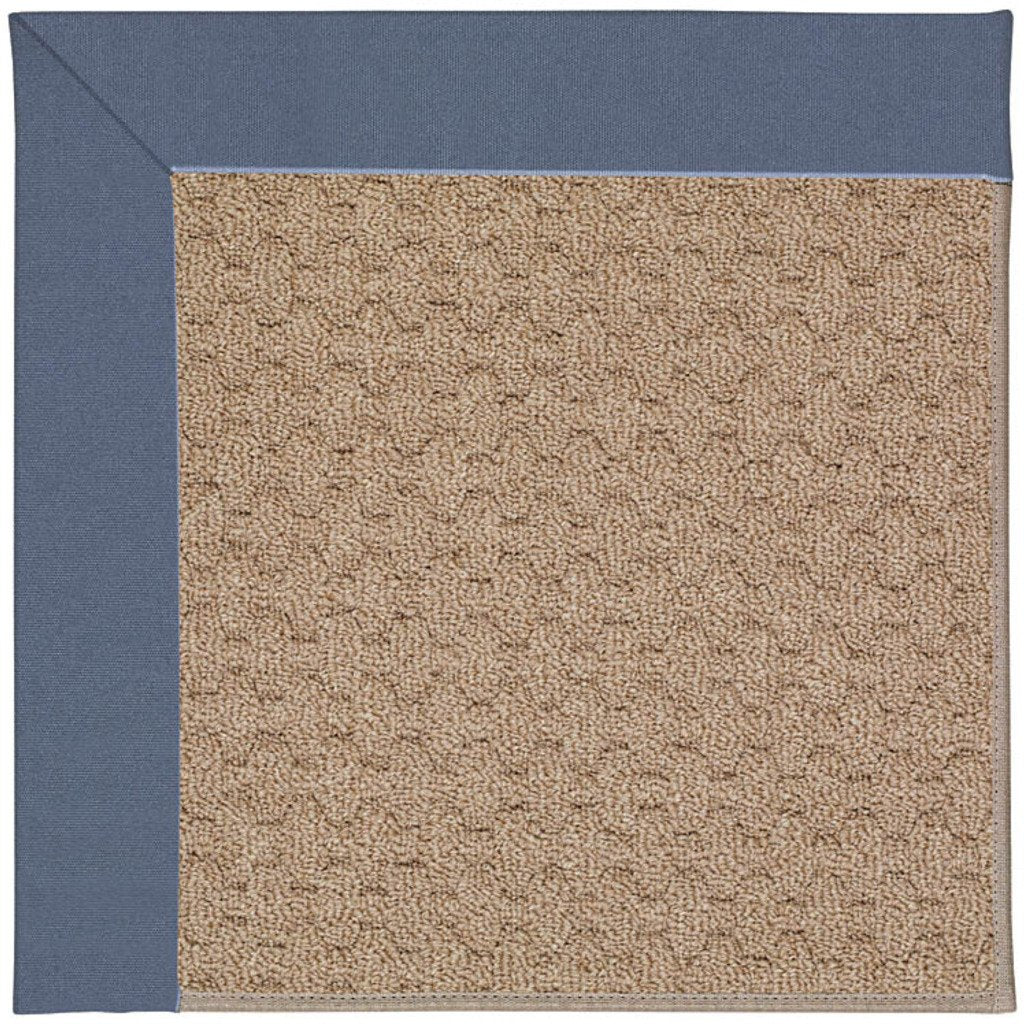 Creative Concepts-Grassy Mtn. Canvas Sapphire Blue Machine Tufted Rug Rectangle image
